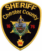 Chester County, PA Sheriff